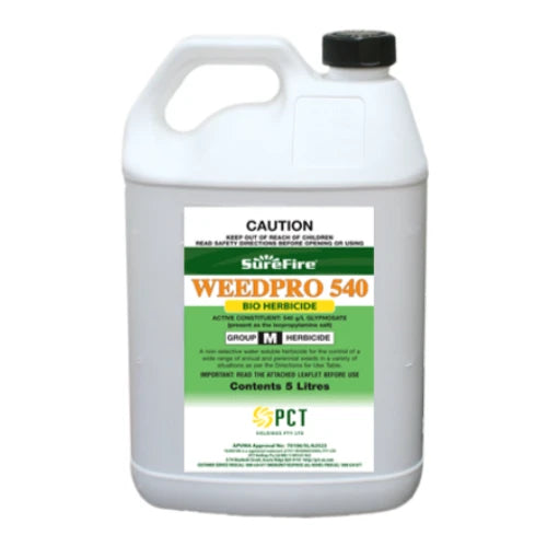 Weedpro 540 Herbicide 5 Litre - Surefire | Garden Weed Control | Australian Landscape Supplies