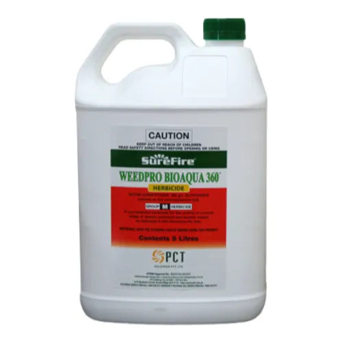 SureFire WEEDPRO BIOAQUA 360 5 Liter Herbicide - PCT | Weed Killer | Australian Landscape Supplies