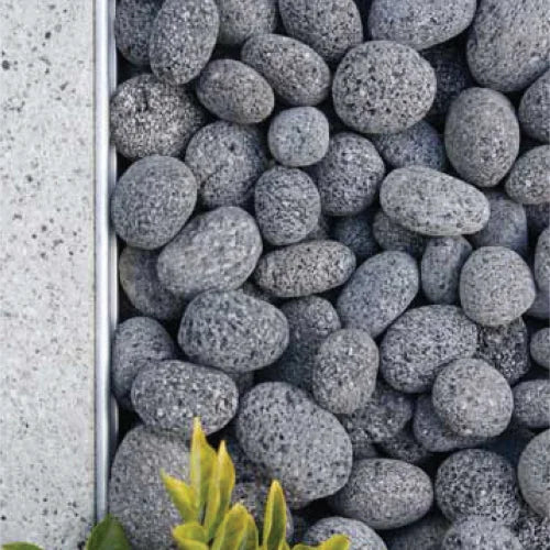 Charcoal Lava - Natural Pebbles | Decorative Pebbles  | Australian Landscape Supplies