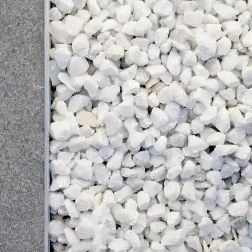 Crushed Snow White - Natural Pebbles - 20kg - Kashmiri - Australian Landscape Supplies