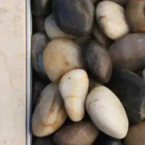 Mixed - Polished Pebbles - 20kg - Kashmiri - Australian Landscape Supplies