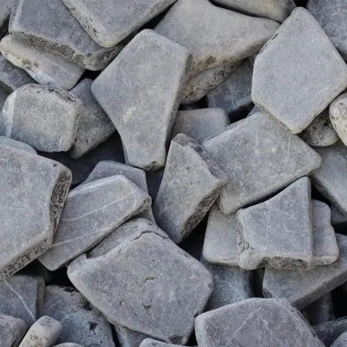 Mosaic Flat Dark Grey Natural Pebbles Australian Landscape