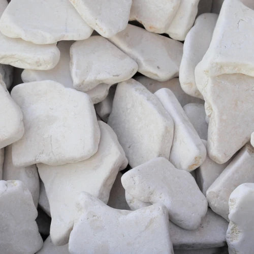 Mosaic Flat White - Natural Pebbles | Decorative Pebbles | Australian Landscape Supplies