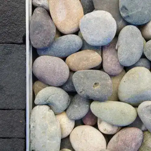 Sino Mixed - Natural Pebbles - 20kg - Kashmiri - Australian Landscape Supplies
