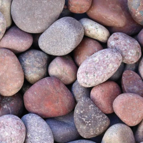 Sino Red - Natural Pebbles | Decorative Pebbles | Australian Landscape Supplies