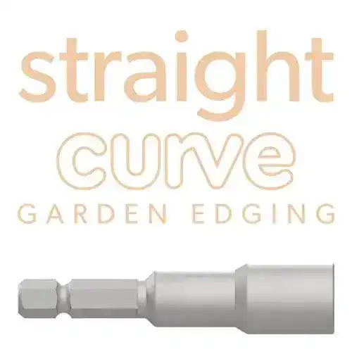 Driver Bit 8mm - Straightcurve - Australian Landscape Supplies
