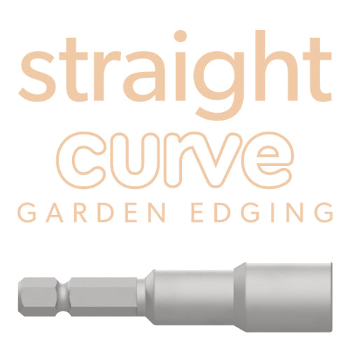 Driver Bit 8mm - Straightcurve | Garden Edging | Australian Landscape Supplies