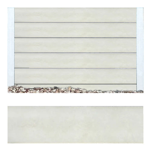 Plain Grey Concrete Sleepers - Smooth | Retaining Walls | Australian Landscape Supplies