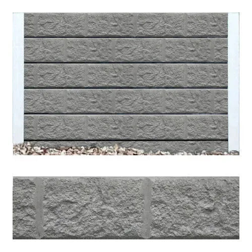 Storm Grey Block Sealed Concrete Sleepers - QPRO - Australian Landscape Supplies